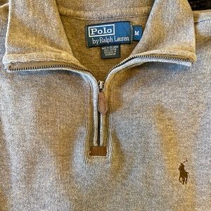 Polo Ralph Lauren Gray Quarter Zip Size M